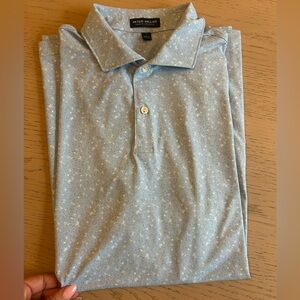 Peter Millar Light Blue Polo Shirt